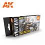 AK Interactive Zestaw farb WAFFEN SPRING-SUMMER CAMOUFLAGE 3G