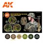 AK Interactive Zestaw farb WAFFEN SPRING-SUMMER CAMOUFLAGE 3G