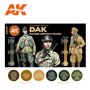 AK Interactive Zestaw farb DAK SOLDIER UNIFORM COLORS 3G
