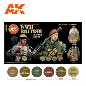 AK Interactive WWII BRITISH UNIFORM COLORS 3G