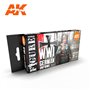 AK Interactive Zestaw farb WWI GERMAN UNIFORM 3G