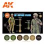 AK Interactive Zestaw farb IDF UNIFORM COLORS 3G