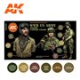 AK Interactive Zestaw farb WW2 US UNIFORMS 3G