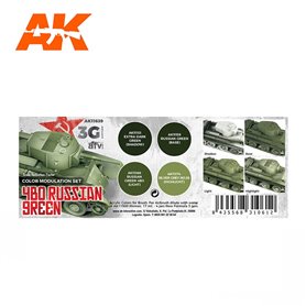 AK Interactive MODULATION 4BO RUSSIAN GREEN 3G