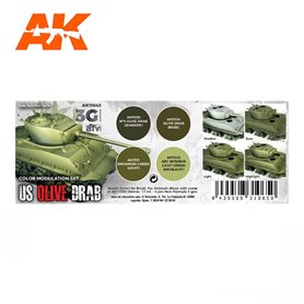 AK Interactive MODULATION US OLIVE DRAB 3G