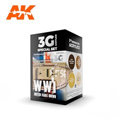 AK Interactive MODULATION WWI BRITISH COLORS 3G