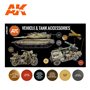 AK Interactive Zestaw farb TANK ACCESORIES 3G