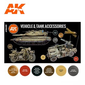 AK Interactive TANK ACCESORIES 3G