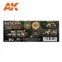 AK Interactive Zestaw farb AUSCAM COLORS SET 3G