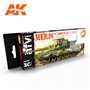 AK Interactive Zestaw farb MERDC CAMOUFLAGE COLORS 3G