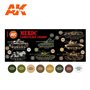 AK Interactive Zestaw farb MERDC CAMOUFLAGE COLORS 3G
