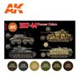 AK Interactive Zestaw farb GERMAN WAR COLORS 37-44 3G