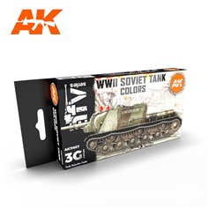 AK Interactive Zestaw farb SOVIET CAMOUFLAGES 3G