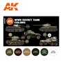AK Interactive Zestaw farb SOVIET CAMOUFLAGES 3G