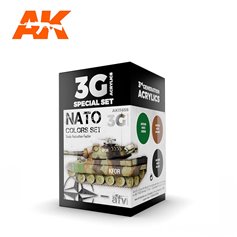 AK Interactive Zestaw farb NATO COLORS 3G