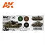 AK Interactive Zestaw farb NATO COLORS 3G