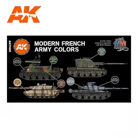 AK Interactive Zestaw farb MODERN FRENCH AFV 3G