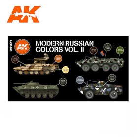 AK Interactive Zestaw farb MODERN RUSSIAN COLOURS VOL 2 3G