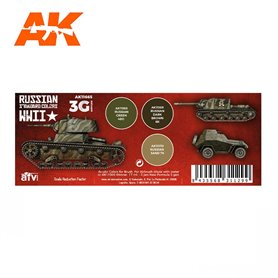 AK Interactive RUSSIAN STANDARD WWII COMBO 3G