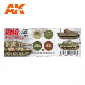 AK Interactive Zestaw farb PANZER COLORS 1946 3G