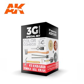 AK Interactive Zestaw farb STANDARD TOOLS ALL ERAS COMBO 3G