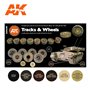 AK Interactive Zestaw farb TRACKS AND WHEELS