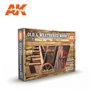 AK Interactive Zestaw farb OLD & WEATHERED WOOD VOL1