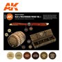 AK Interactive Zestaw farb OLD & WEATHERED WOOD VOL1