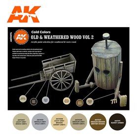 AK Interactive OLD & WEATHERED WOOD VOL2