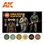 AK Interactive Zestaw farb WWII GERMAN ITALIAN CAMOUFLAGE
