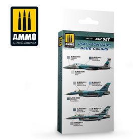 Ammo of MIG Zestaw farb USAF AGGRESSORS BLUE COLORS