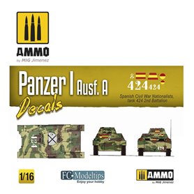 Ammo of MIG PANZER I AUSF. A. DECALS 1/16
