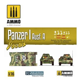 Ammo of MIG PANZER I AUSF. A. DECALS 1/16