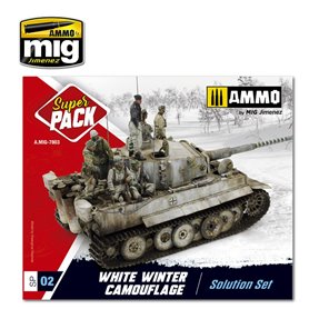 Ammo of MIG Zestaw SUPER PACK - WHITE WINTER CAMOUFLAGE