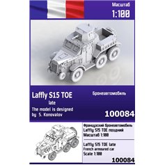 Zebrano 1:100 Laffly S15 TOE - LATE FRENCH ARMORED CAR
