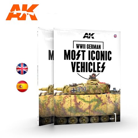 AK Interactive WWII GERMAN MOST ICONIC SS VEHICLES. VOL