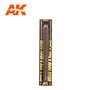AK Interactive BRASS PIPES 0,3mm, 5 units