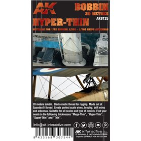 AK Interactive ELASTIC RIGGING BOBBINHYPER-THIN