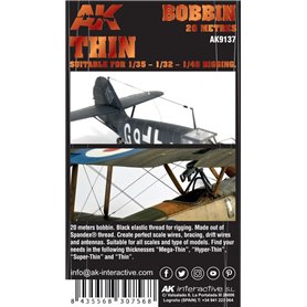 AK Interactive Linka ELASTIC RIGGING BOBBIN THIN