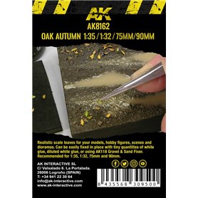 AK Interactive OAK AUTUMN LEAVES 1/35 (Bag 7 gr.)