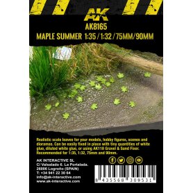 AK Interactive MAPLE SUMMER LEAVES 1/35 (Bag 7 gr.)