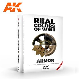 AK Interactive Książka REAL COLORS OF WWII ARMOR - NEW 2ND EXTEND - ENG