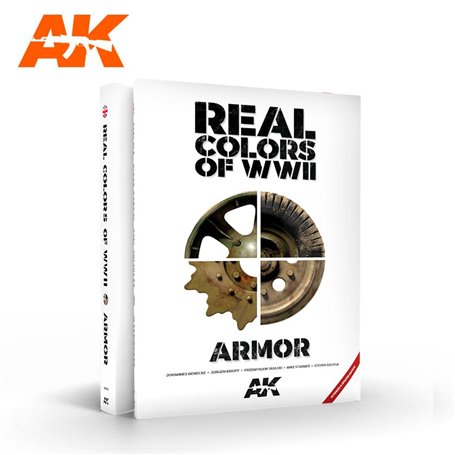 AK Interactive Książka REAL COLORS OF WWII ARMOR - NEW 2ND EXTEND - ENG