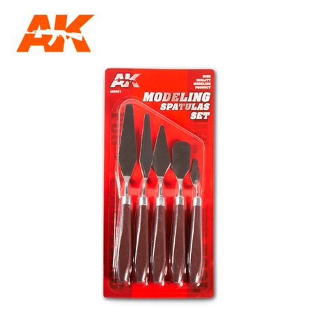 AK Interactive MODELING SPATULAS SET