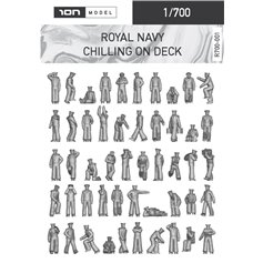 ION MODEL 1:700 ROYAL NAVY - CHILLING ON DECK figurines - 91pcs. 