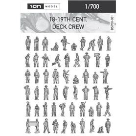 ION MODEL 1:700 Figurki 18-19th century deck crew – 91 szt.