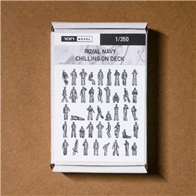 ION MODEL 1:350 Figurki ROYAL NAVY - CHILLING ON DECK - 75szt.