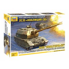 Zvezda 1:72 2S35 Koalitsiya-SV - RUSSIAN 152MM SELF-PROPELLED HOWITZER 