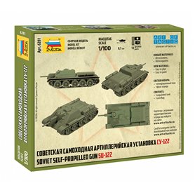 Zvezda 6281 Soviet Self-Propelled Gun Su-122