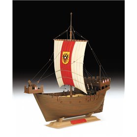 Zvezda 9018 Medieval Ship Hansa Kogge